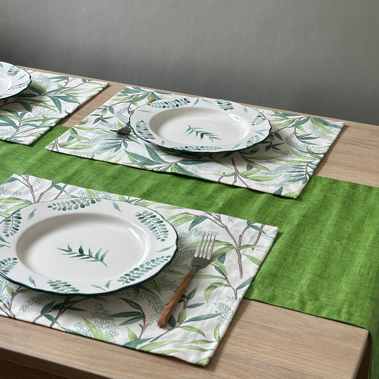 Set 4 Individuales antimanchas Bambú