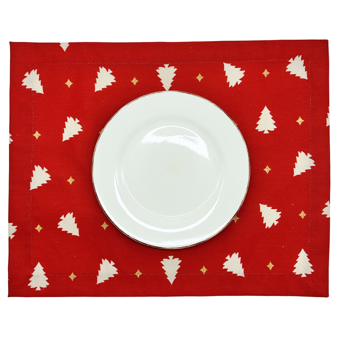 Set 4 Individuales antimanchas Pinos