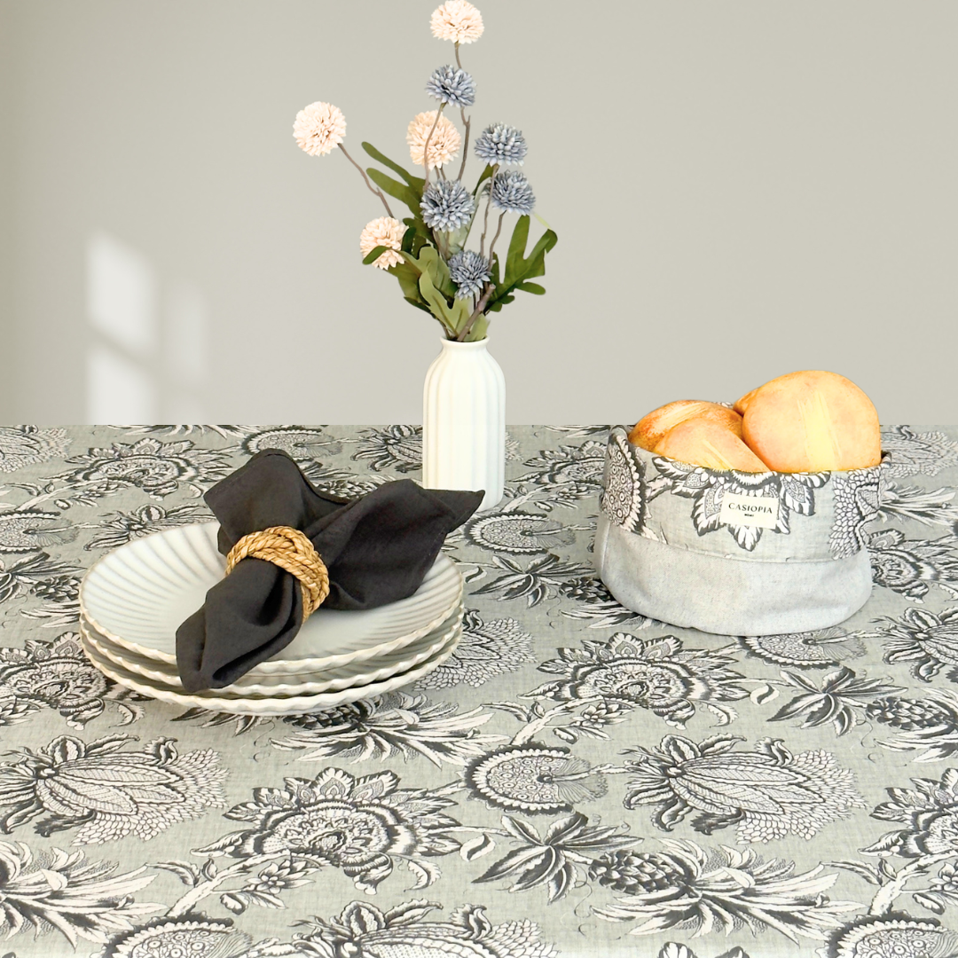 Mantel antimanchas rectangular Vintage