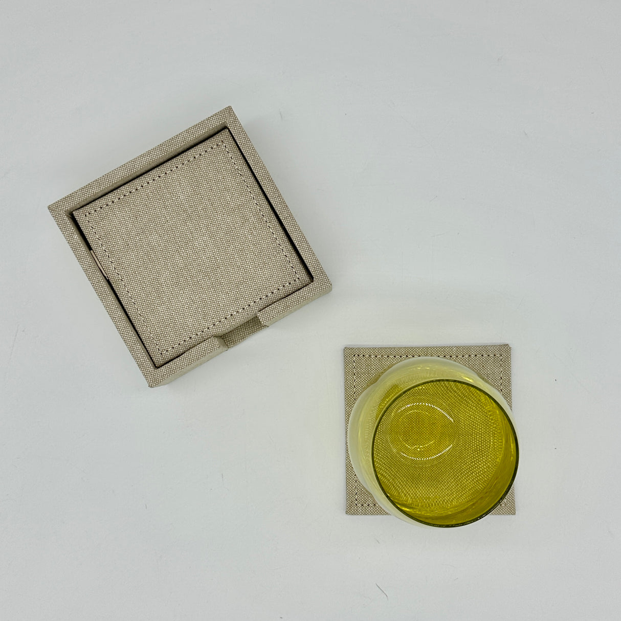 Posavasos Beige Rústico