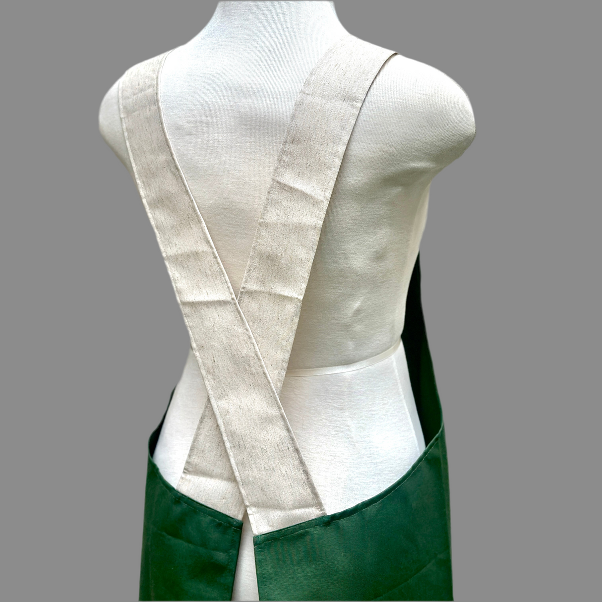 Mandil antimanchas Loneta Verde Hombre