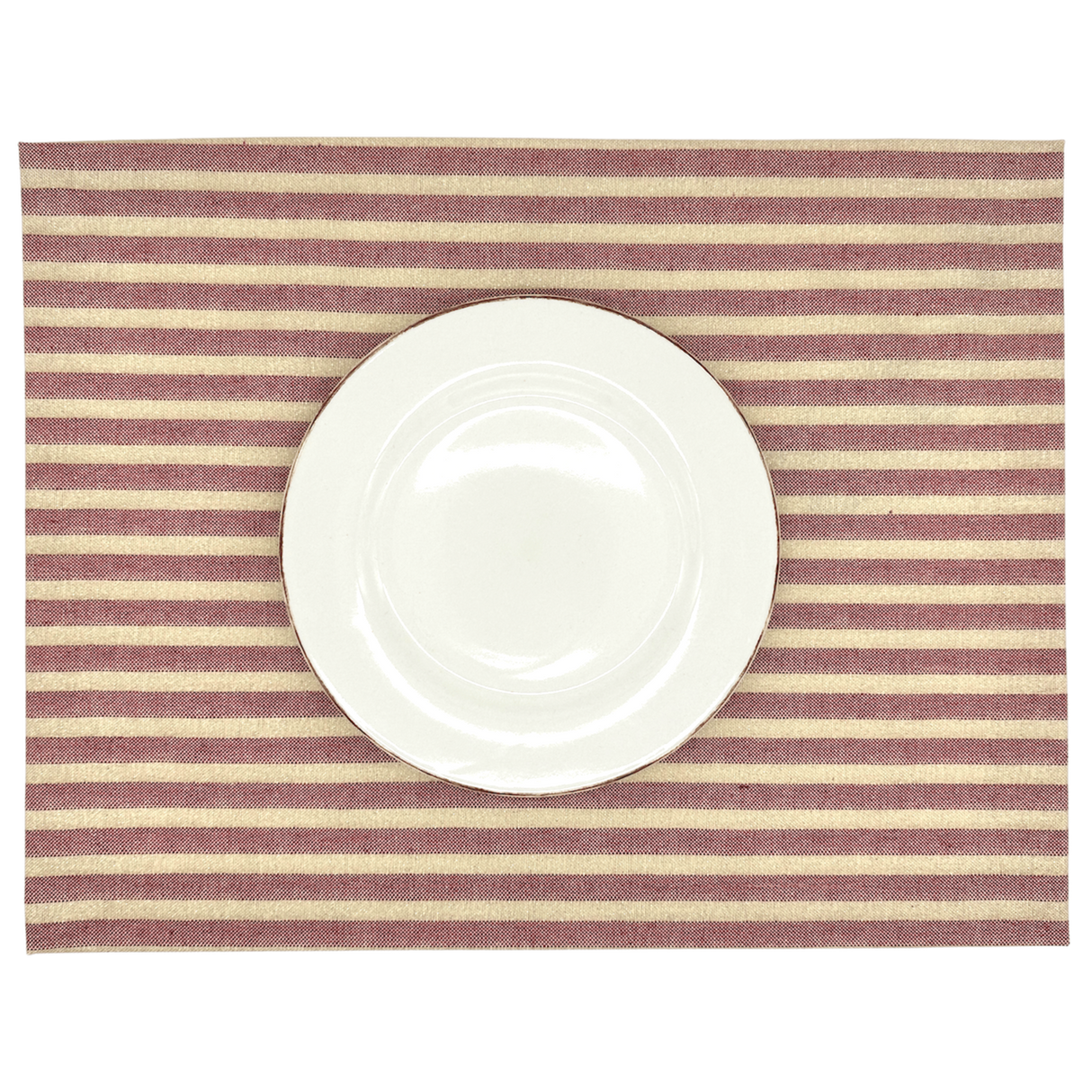 Set 4 Individuales antimanchas Lúrex rojo