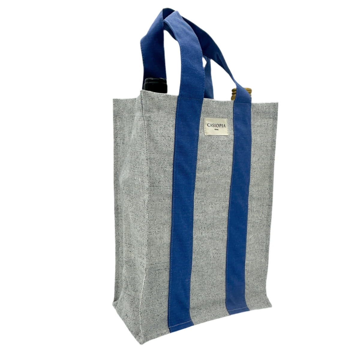 Portavinos Azul y Gris