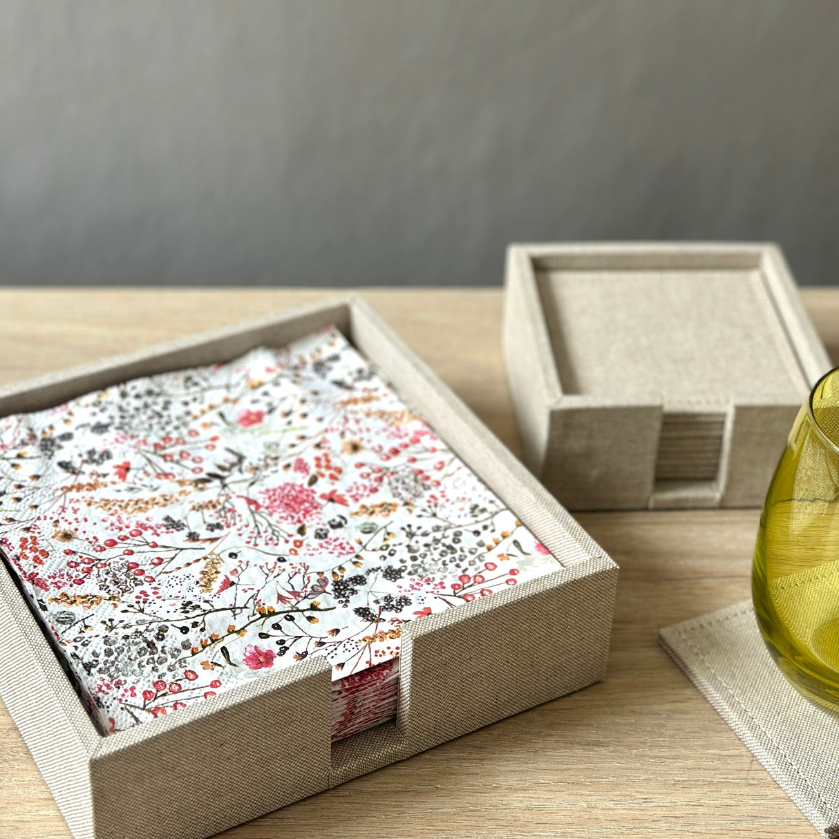 Posavasos Beige Rústico