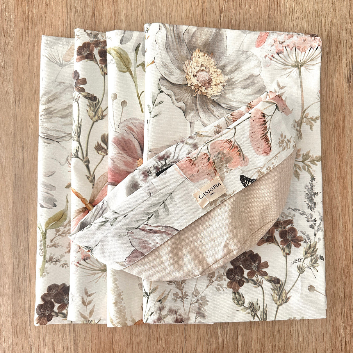 Set 4 Individuales antimanchas Natura + Panera Natura