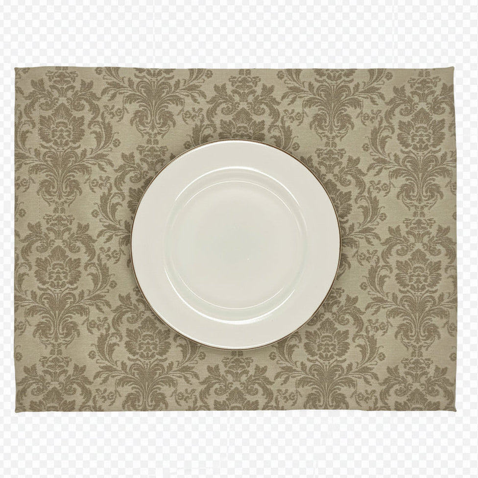 Set 4 Individuales antimanchas Brocado