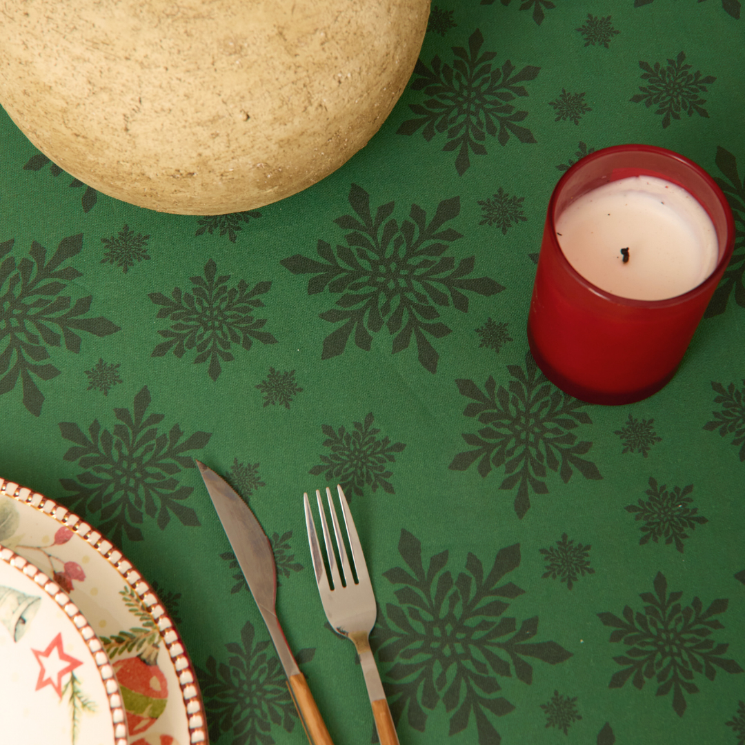 Mantel antimanchas rectangular Christmas Stars