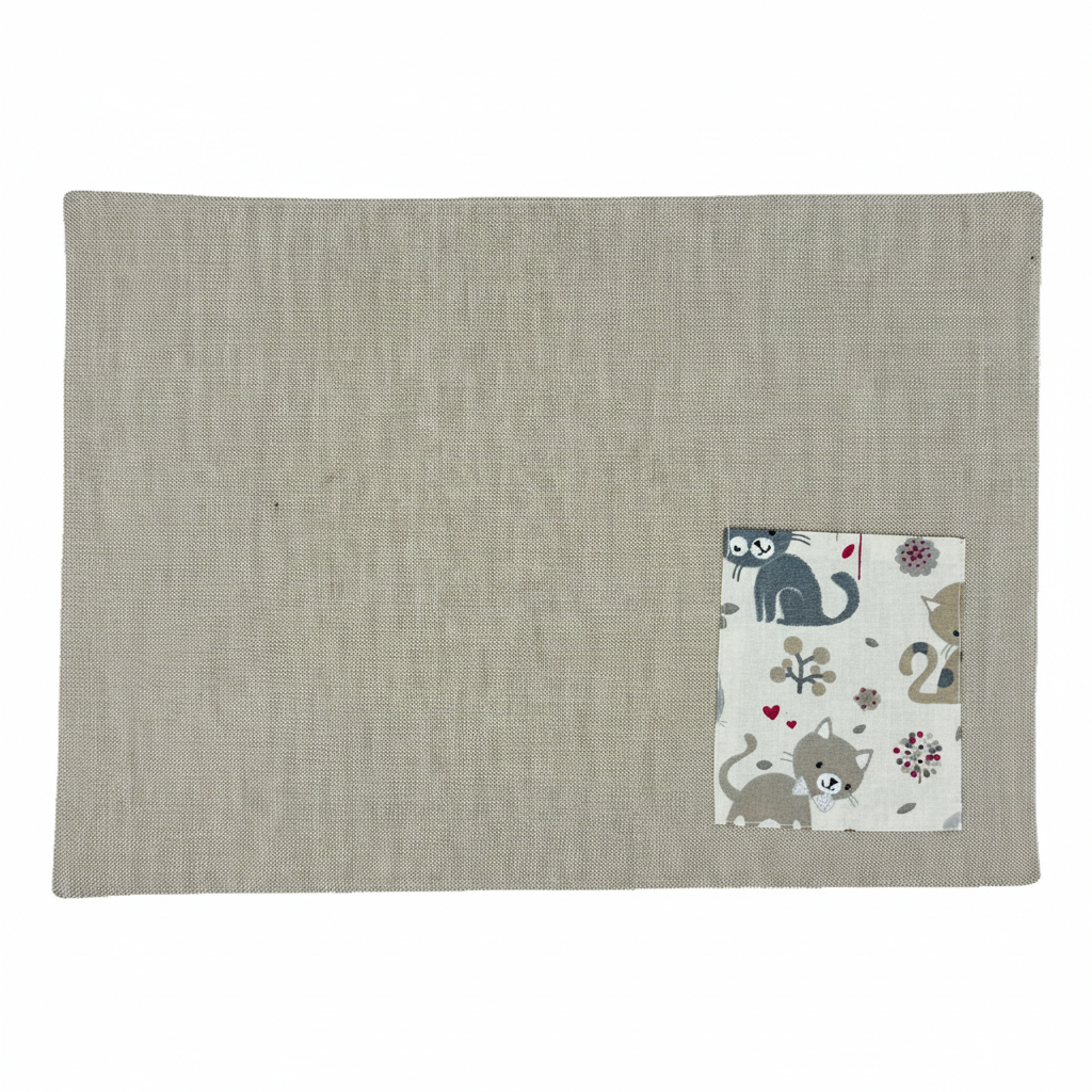 Individual lonchera antimanchas reversible Cats