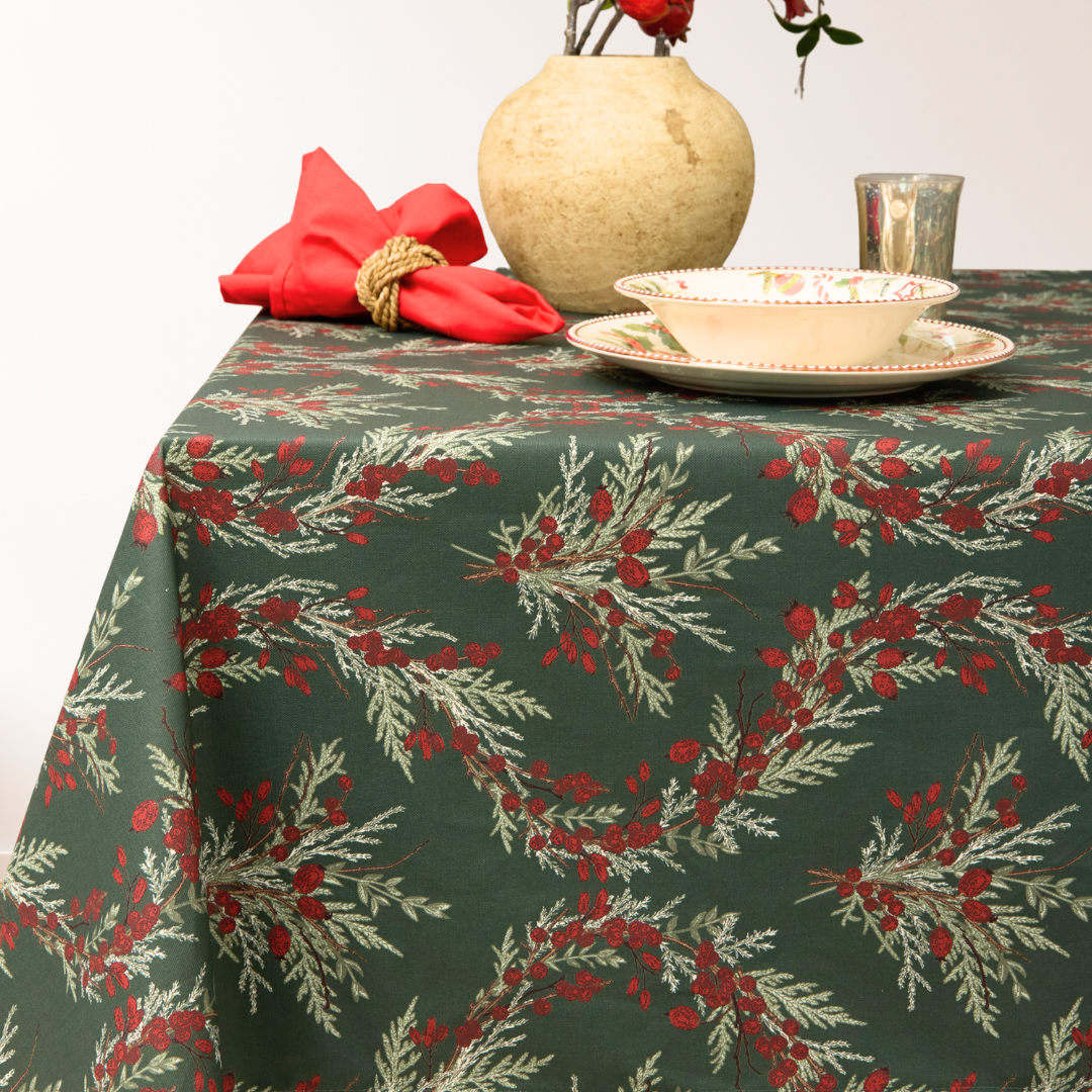 Mantel antimanchas rectangular Crown