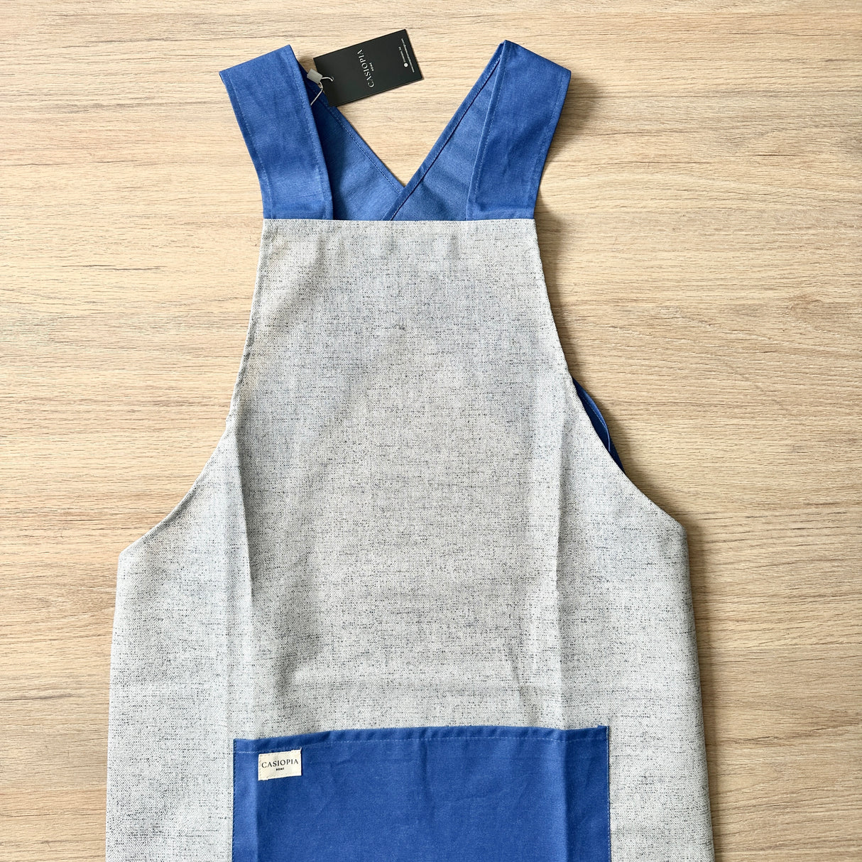 Mandil antimanchas Loneta gris Hombre