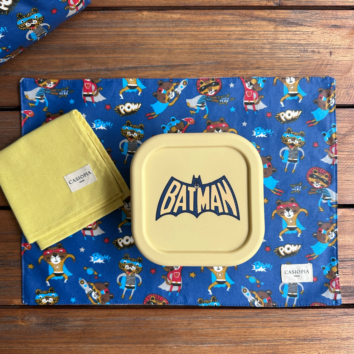 Pack Superhéroes (individual + 4 servilletas)