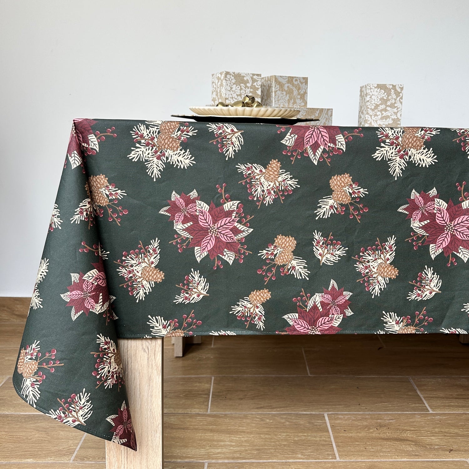 Mantel antimanchas rectangular Pastora