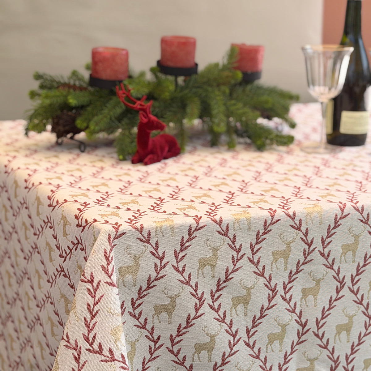 Mantel antimanchas rectangular Renitos Oro