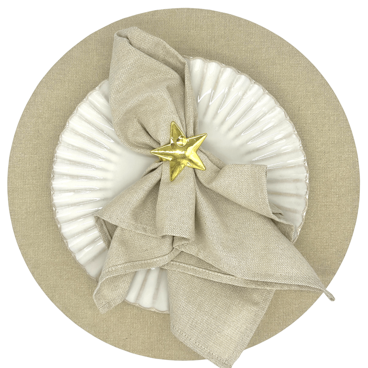 Bajoplato antimanchas Fiesta dorado