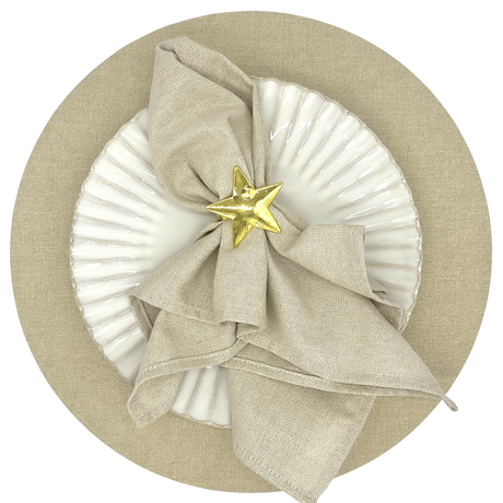 Bajoplato antimanchas Fiesta dorado