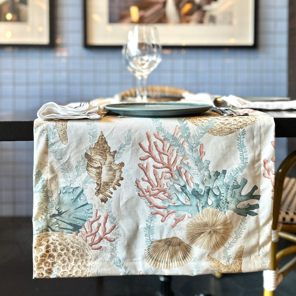 Camino de mesa antimanchas Arrecife