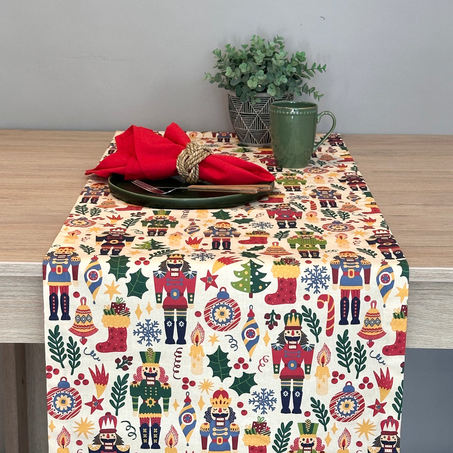 Camino de mesa antimanchas Nutcracker