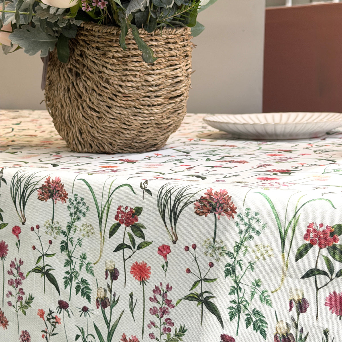 Mantel antimanchas rectangular Mini Campiña
