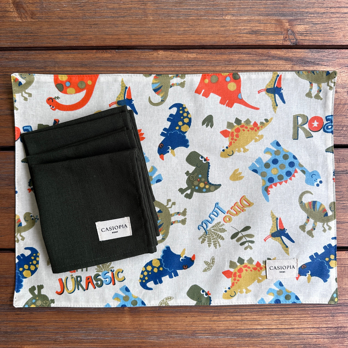 Pack Jurassic (individual + 4 servilletas)