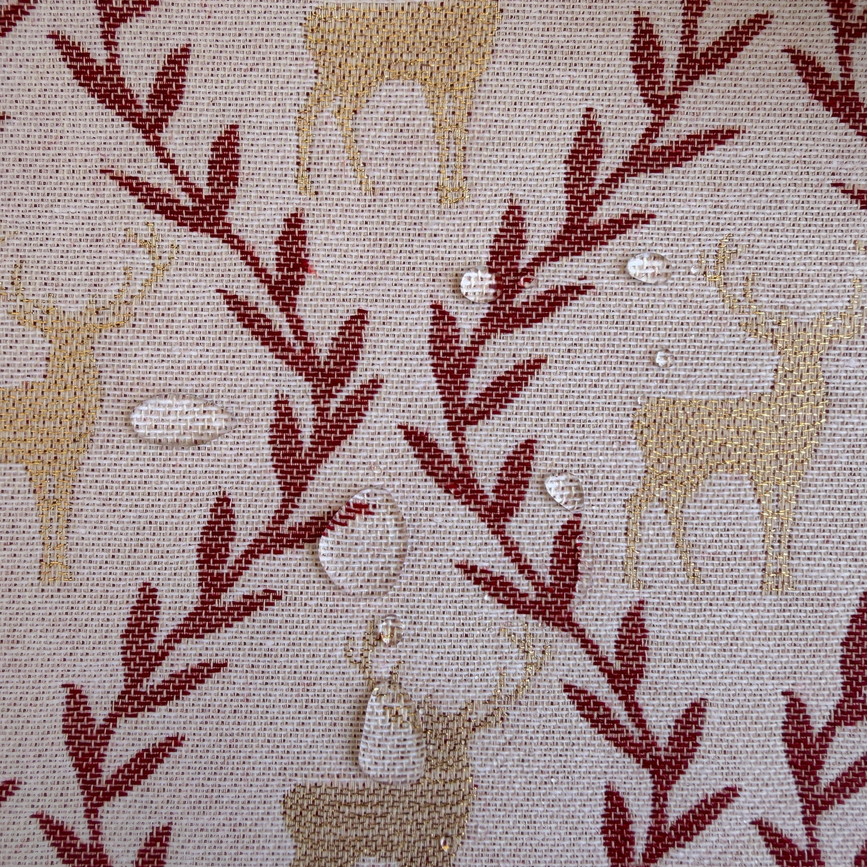 Mantel antimanchas rectangular Renitos Oro