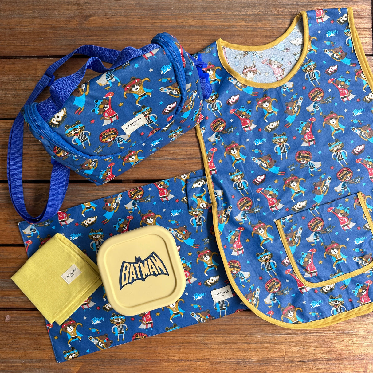 Pack Superhéroes (Individual + Lonchera)