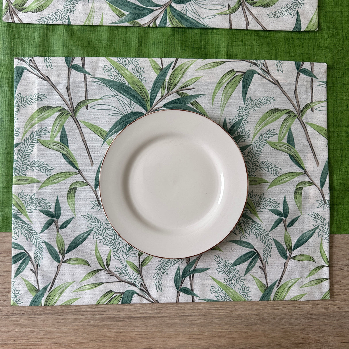 Set 4 Individuales antimanchas Bambú