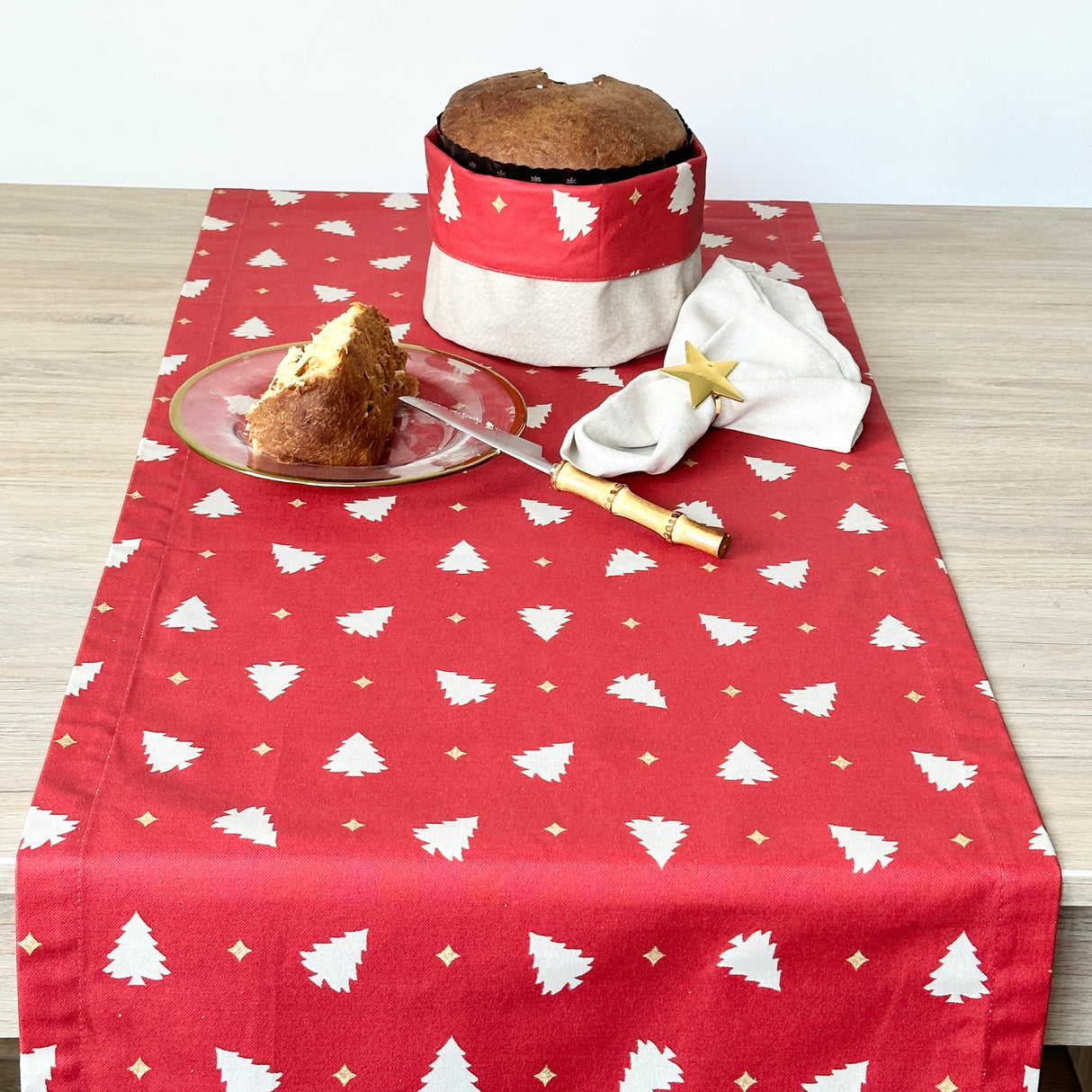 Camino de mesa antimanchas Pinos