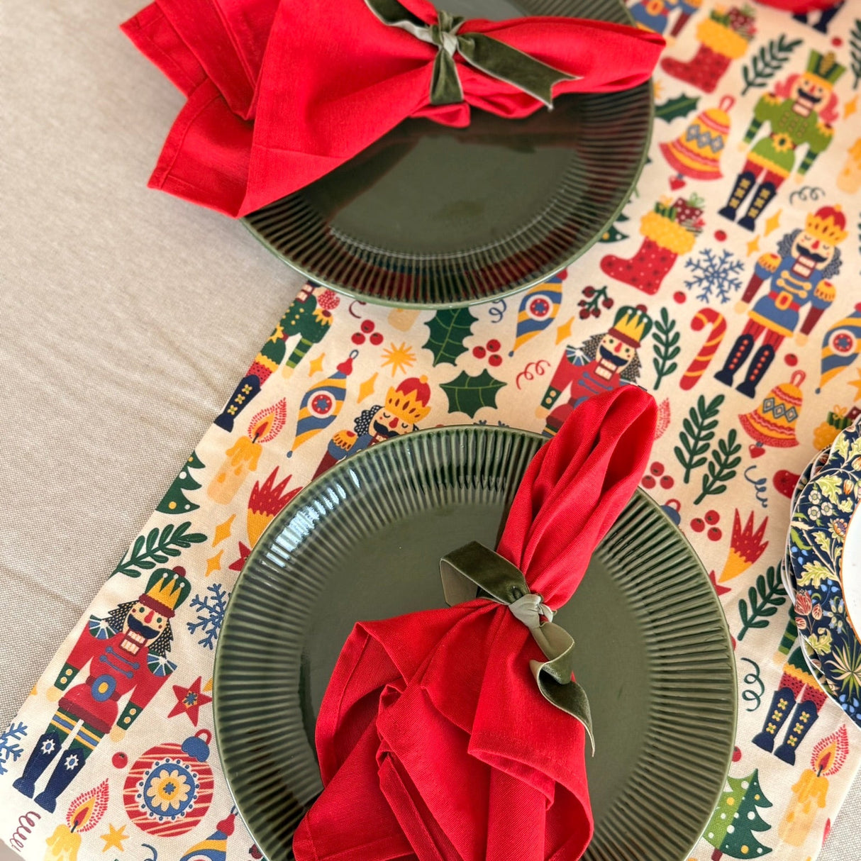 Camino de mesa antimanchas Nutcracker