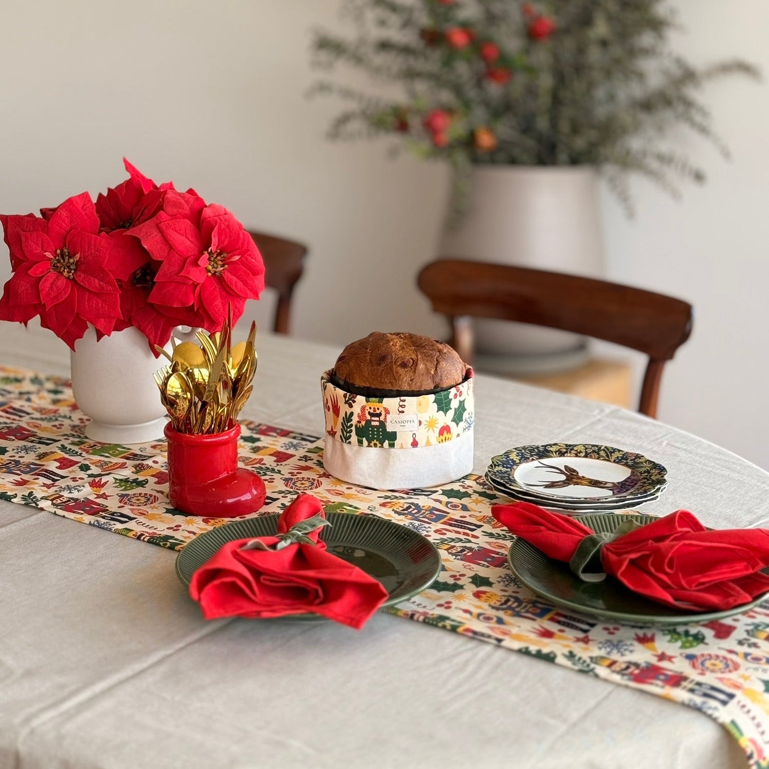 Camino de mesa antimanchas Nutcracker