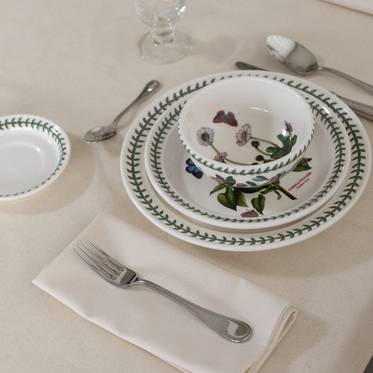 Set 4 Servilletas Panamá Hueso