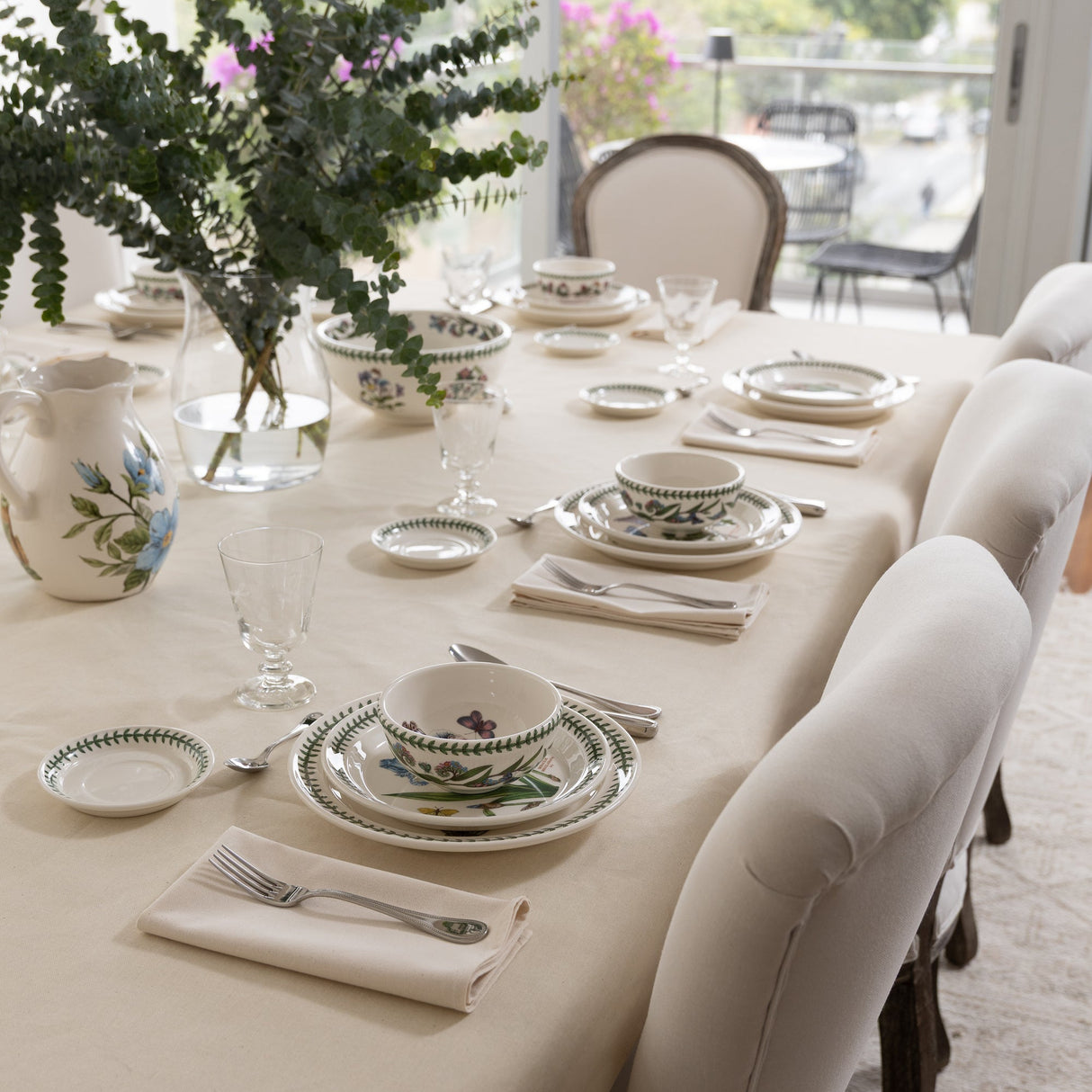 Set 4 Servilletas Panamá Hueso