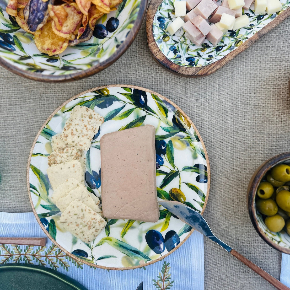 Plato olivas pequeño