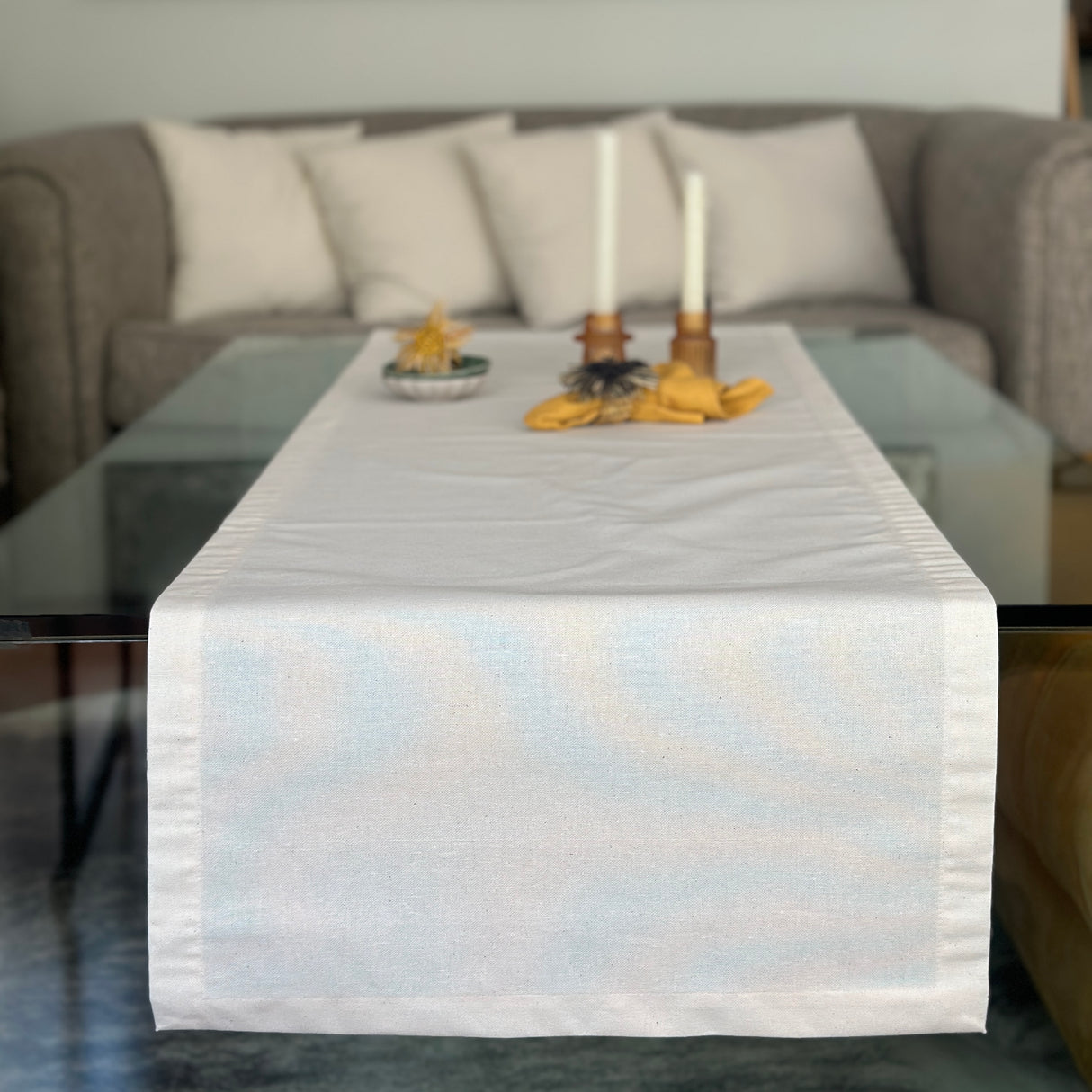 Camino de mesa antimanchas Panamá Hueso