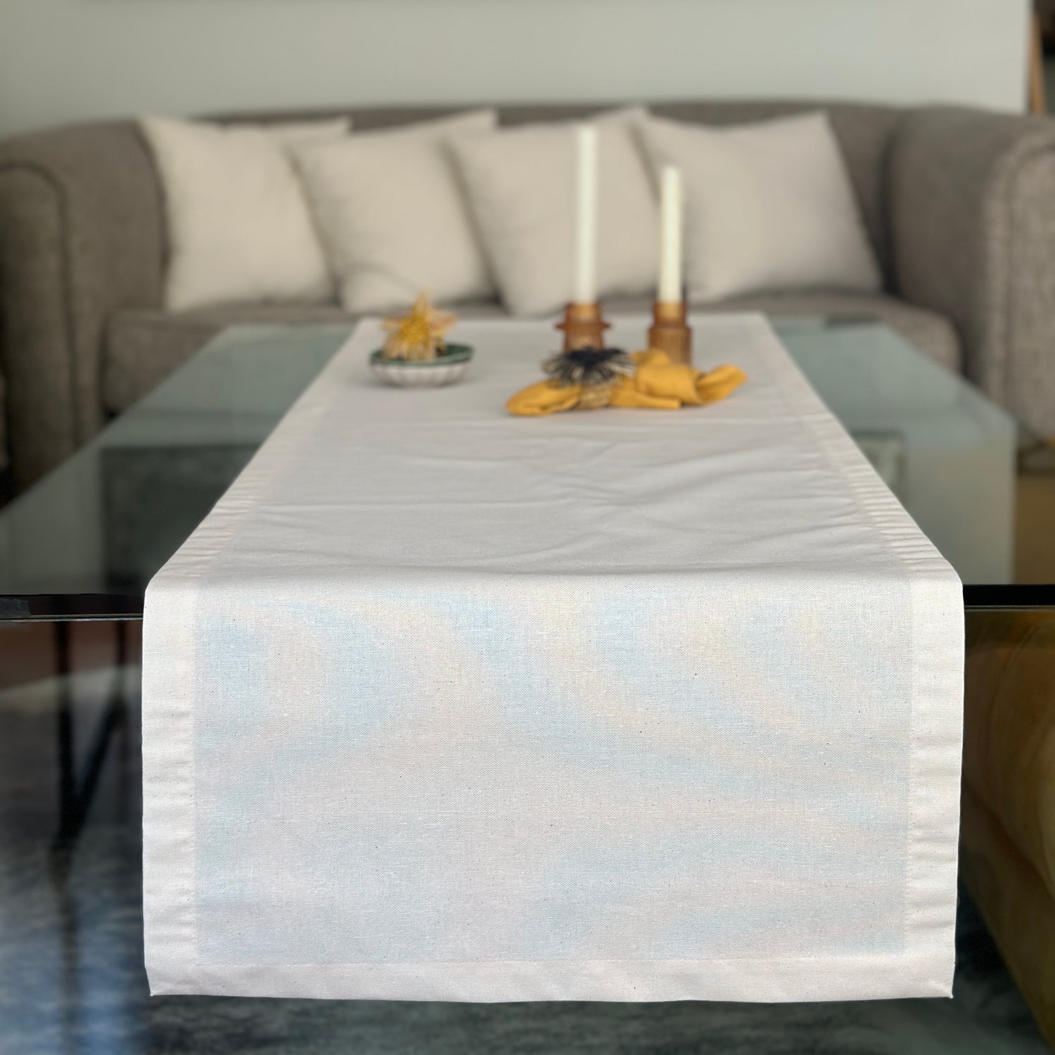 Camino de mesa antimanchas Panamá Hueso