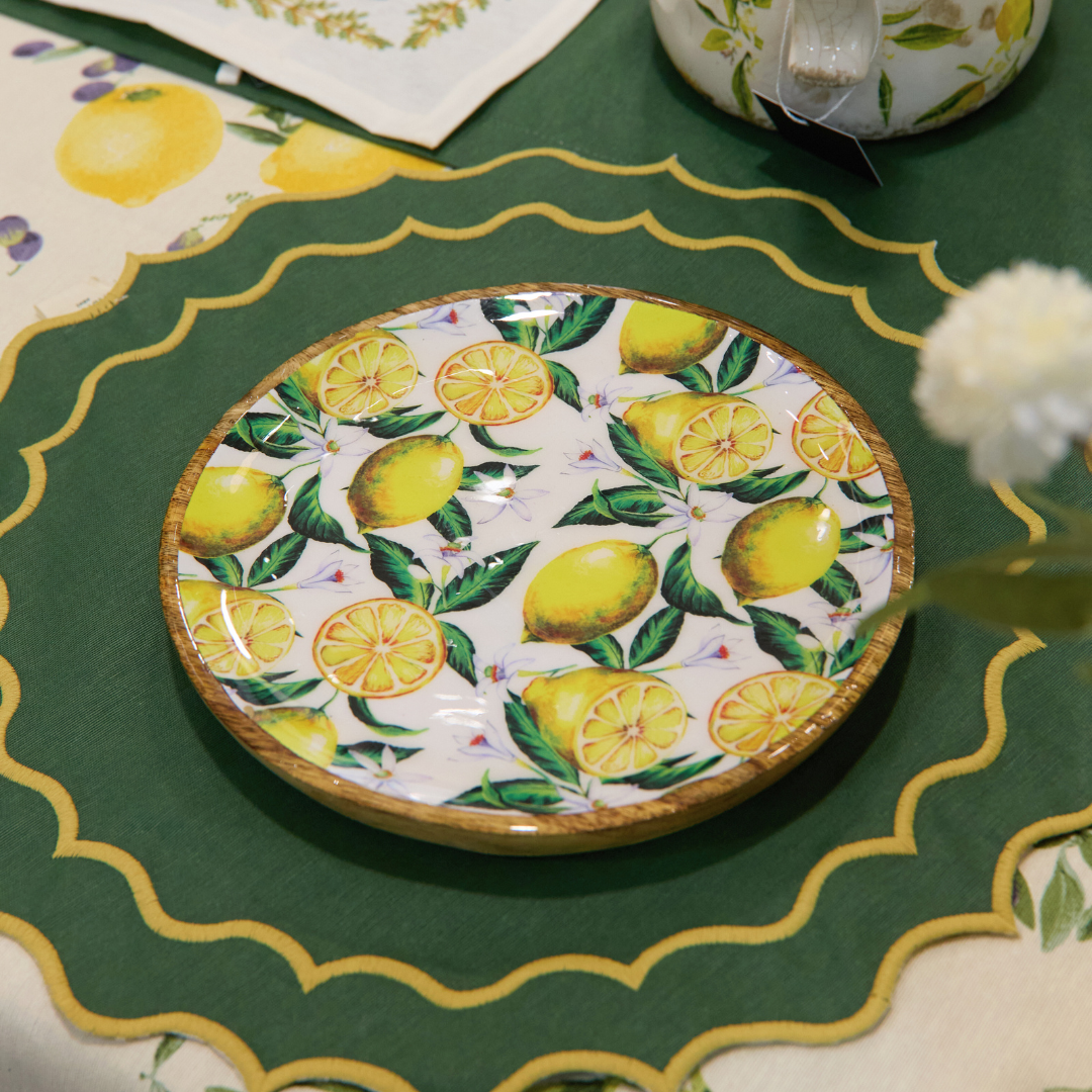 Plato limones pequeño