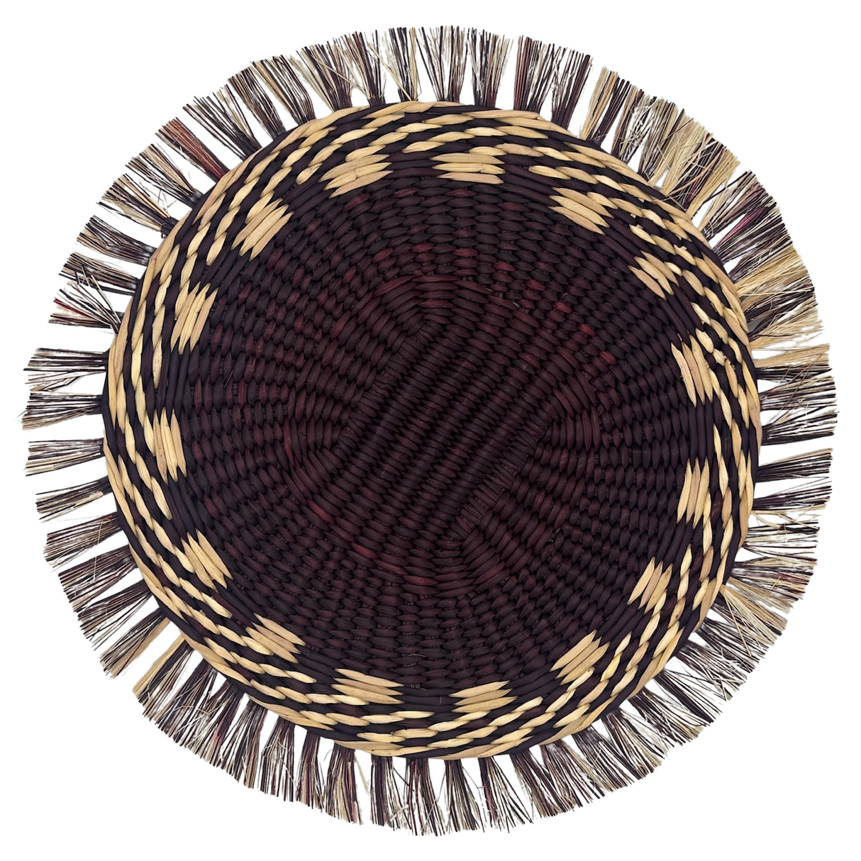 Bajoplato de junco vino