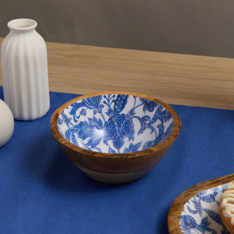 Cuenco Flor azul pequeño