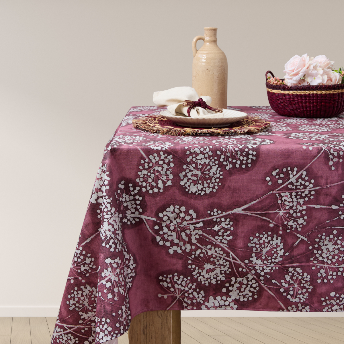 Mantel antimanchas rectangular Dandelion