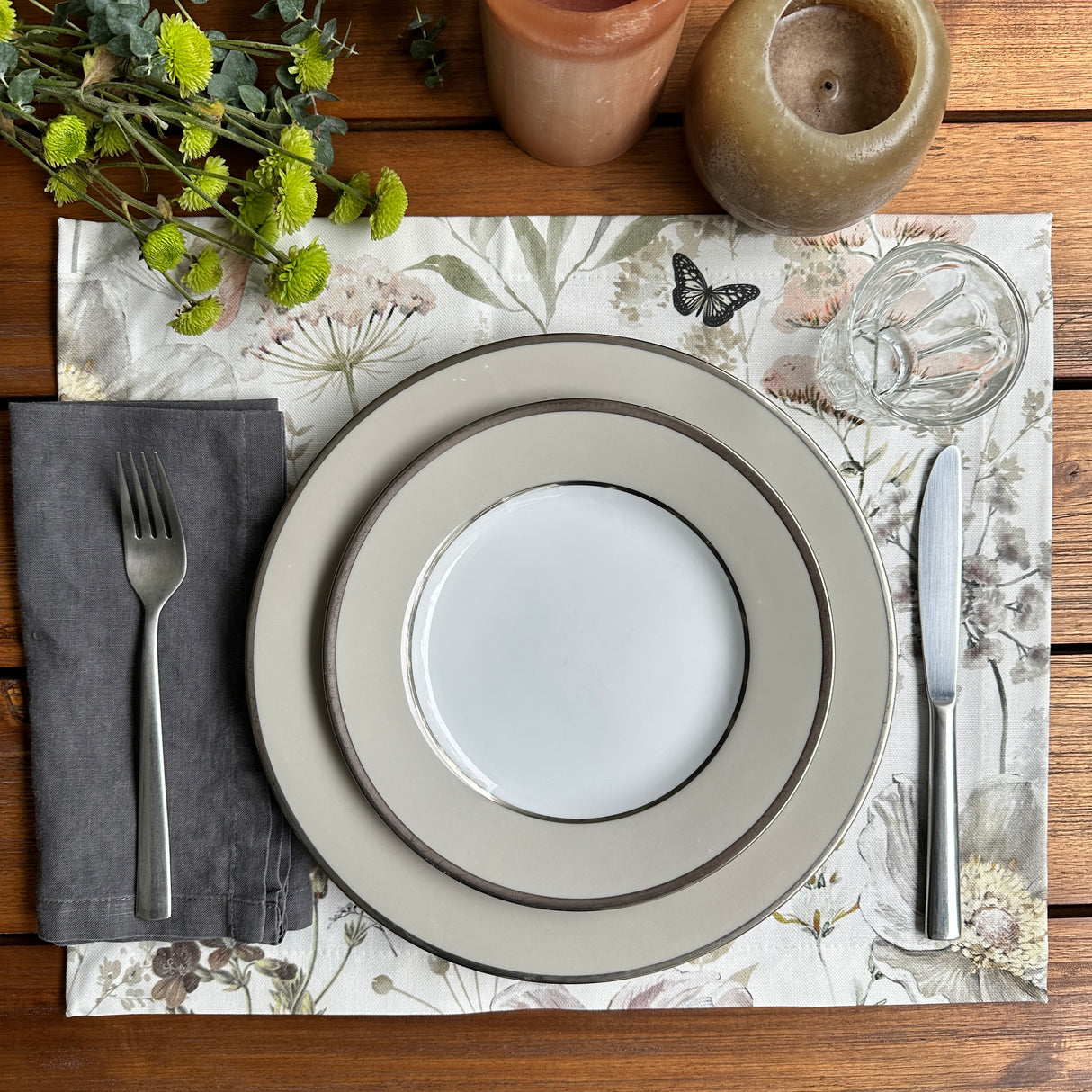 Set 4 Individuales antimanchas Natura