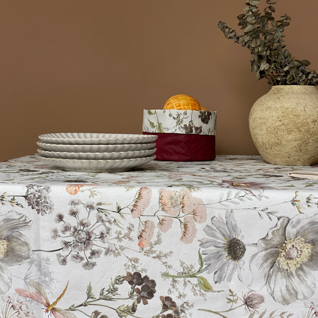 Mantel antimanchas rectangular Natura