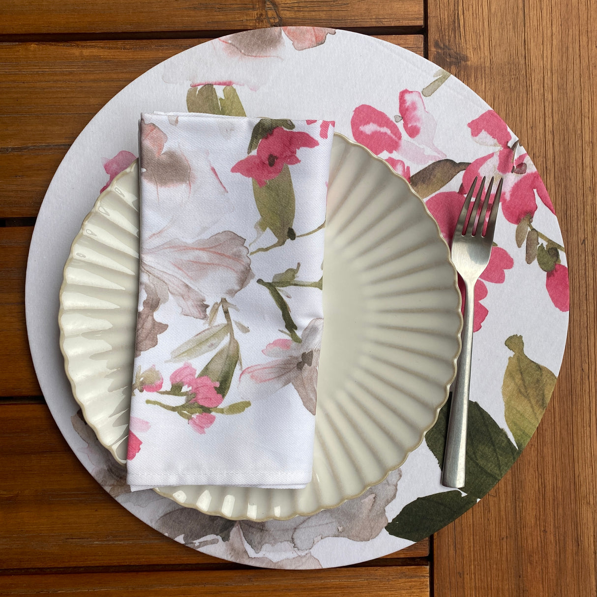 Set 4 Servilletas Hibiscus