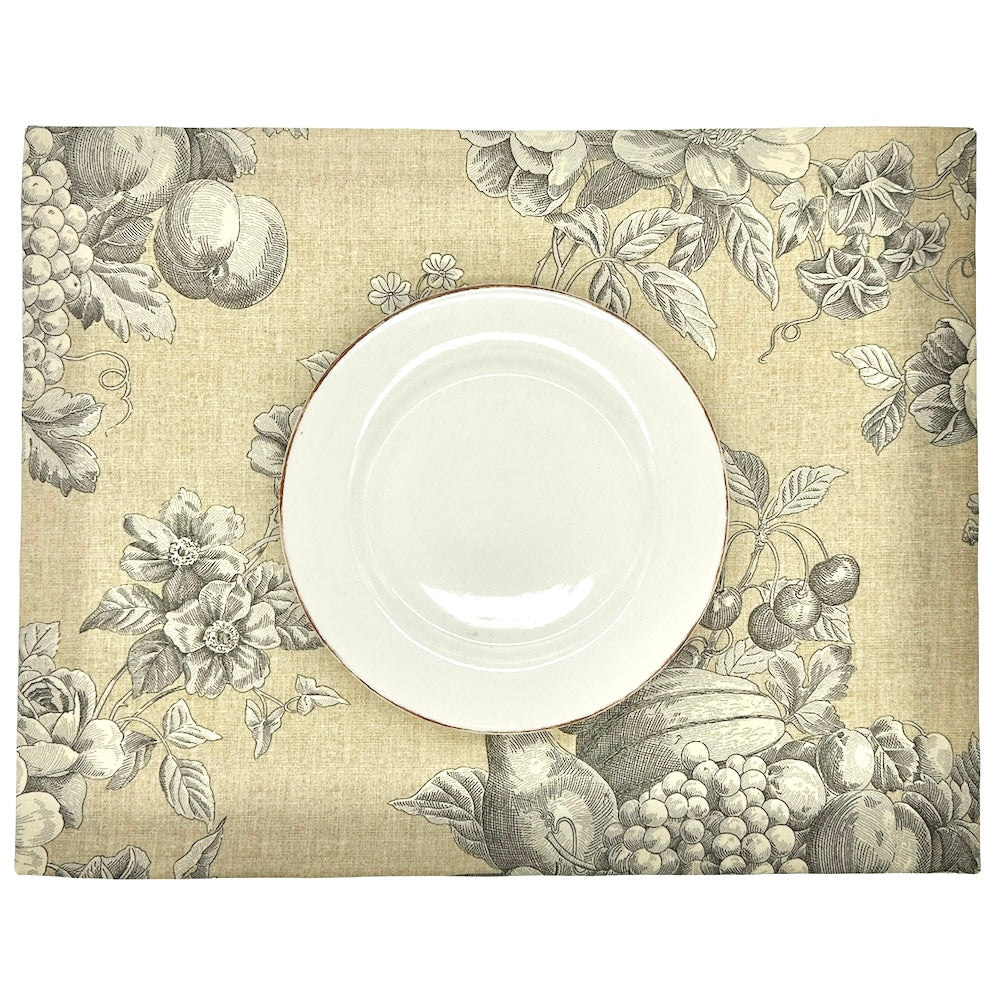 Set 4 Individuales antimanchas Valeria Beige