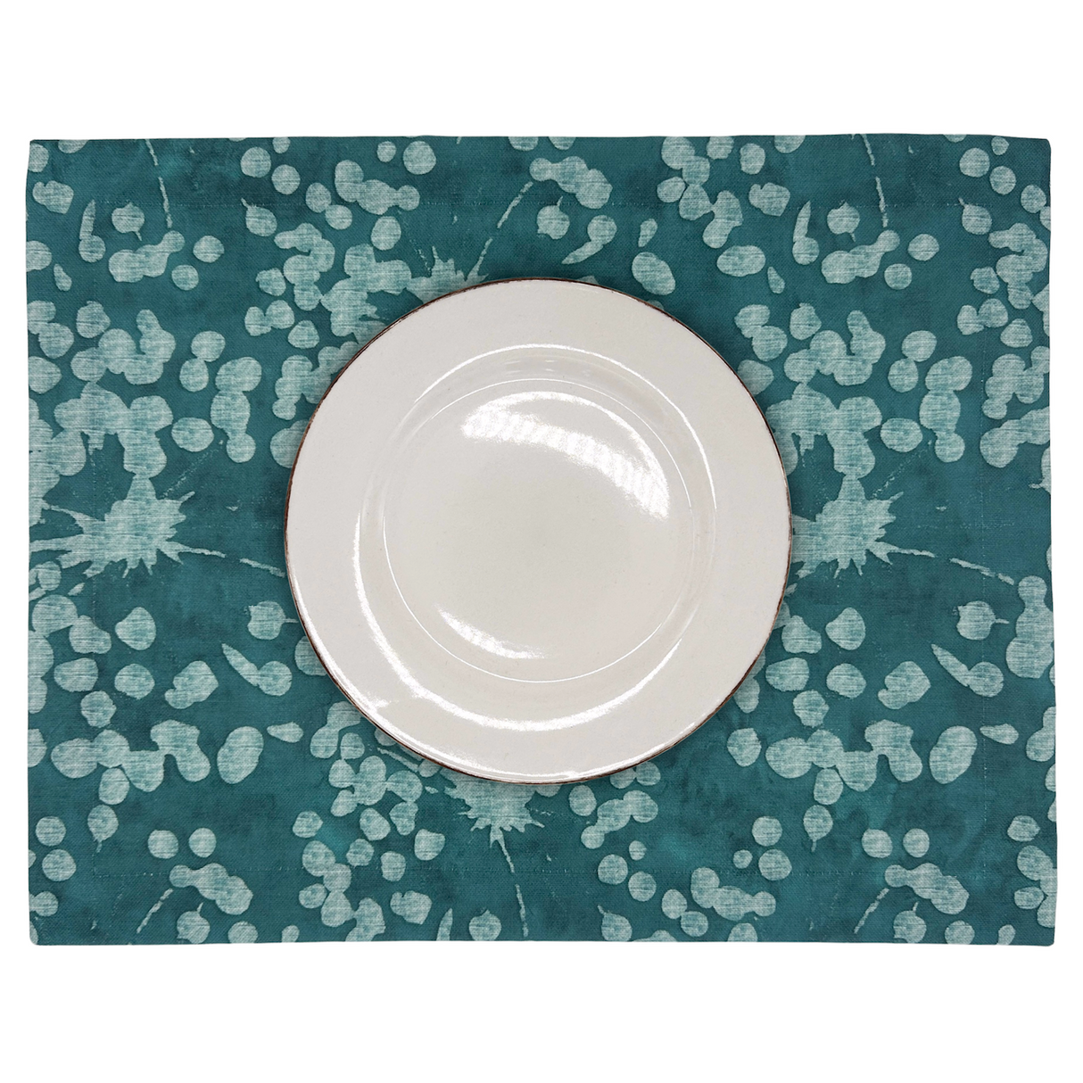 Set 4 Individuales antimanchas Cotton verde