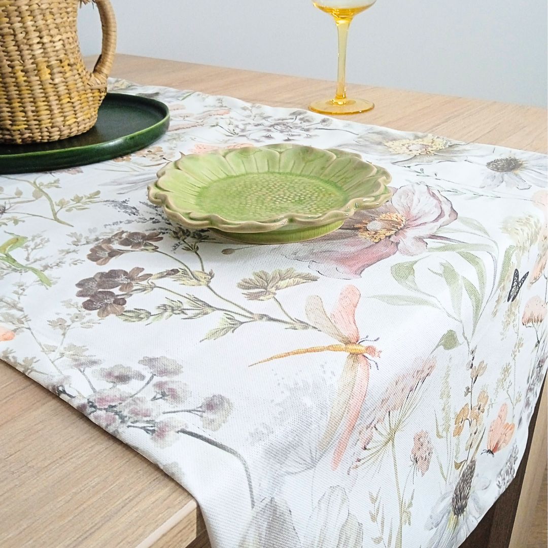 Camino de mesa antimanchas Natura