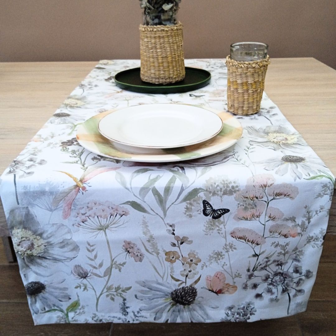 Camino de mesa antimanchas Natura