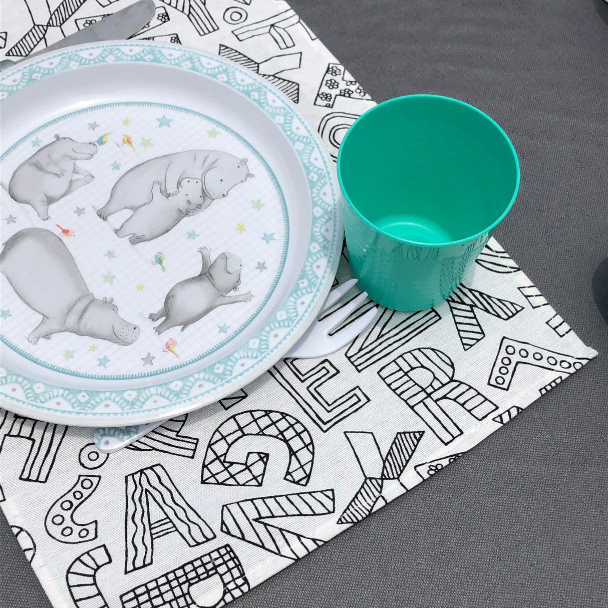 Individual Lonchera PAINT Letras