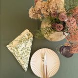 Mantel antimanchas rectangular Panama Verde oliva
