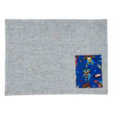 Individual lonchera antimanchas reversible Superhéroes