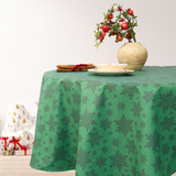 Mantel antimanchas redondo Christmas Stars