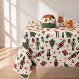 Mantel antimanchas cuadrado Cascanueces